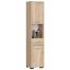 Bathroom cabinet FIN, 2 doors and 1 drawer, brown, 30 × 140 × 30 cm