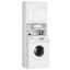 Bathroom cabinet FIN, white, 64 × 180 × 30 cm