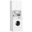 Bathroom cabinet FIN, white, 64 × 180 × 30 cm