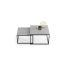 Кофейный столик Concrete Design, двухместный, 70x70x42 см / 60x60x36 см, серый.