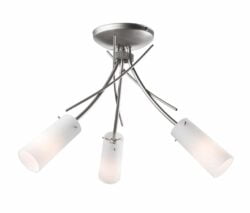 Pakabinamas šviestuvas Oshine su stikliniu gaubtais