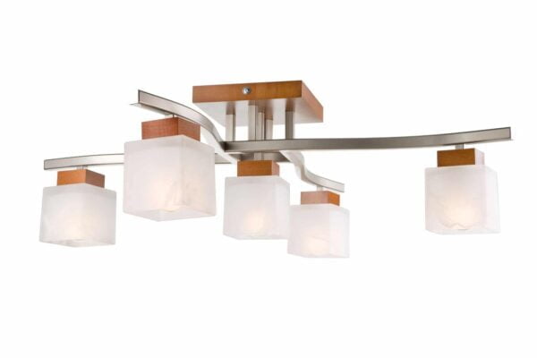 Plafoninis pakabinamas šviestuvas, rudos spalvos