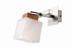 Plafoninis sieninis šviestuvas, rudos spalvos