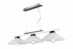 Modernus pakabinamas šviestuvas, tamsiai rudos spalvos