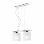 Skandinaviško stiliaus pakabinamas šviestuvas Sofia, baltas