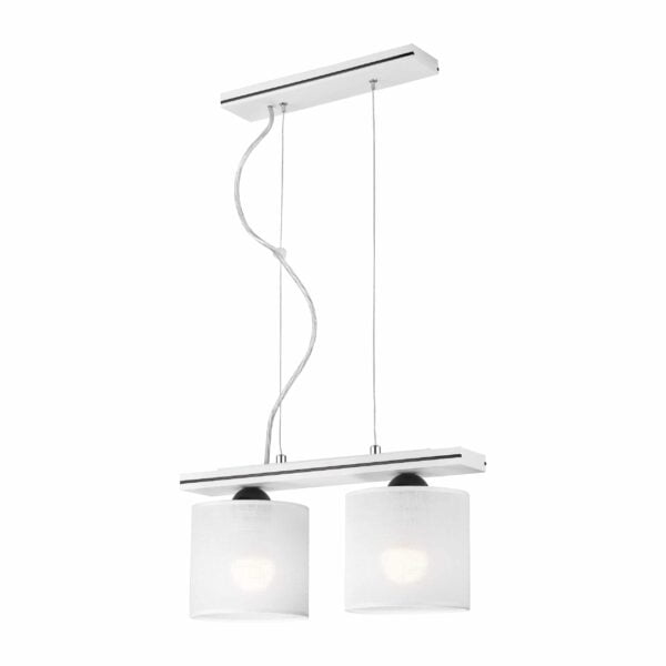 Skandinaviško stiliaus pakabinamas šviestuvas Sofia, baltas