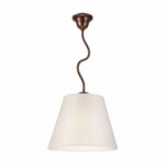 Vintažinio stiliaus pakabinamas šviestuvas Fabrizio, rudas