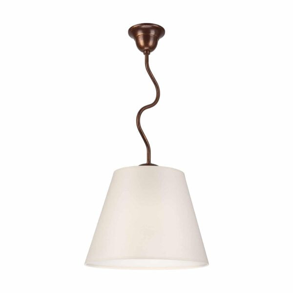 Vintažinio stiliaus pakabinamas šviestuvas Fabrizio, rudas