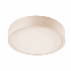 Apvalios formos pakabinamas šviestuvas Eveline, baltas