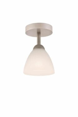 Medinis, vintažinio stiliaus pakabinamas šviestuvas Adriano su stiklu, baltos spalvos