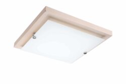 Kvadrato formos pakabinamas LED šviestuvas, baltas