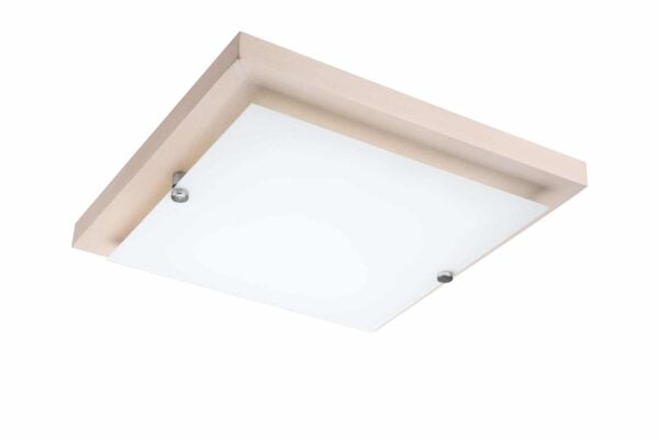 Kvadrato formos pakabinamas LED šviestuvas, baltas