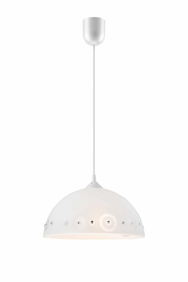 Virtuvinis pakabinamas šviestuvas, baltas