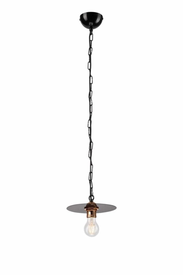 Klasikinio stiliaus pakabinamas šviestuvas Alice, juodos spalvos