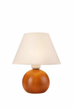 Medinis stalinis šviestuvas, rudos spalvos