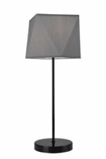 Modernus stalinis šviestuvas Carla su rombo formos gaubtu, pilkas