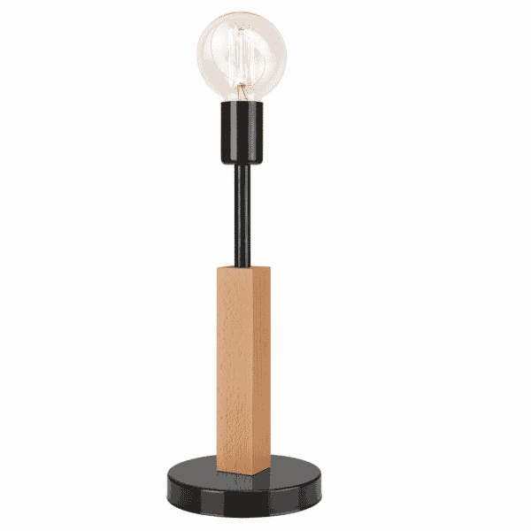 Minimalistinis stalinis šviestuvas Orazio, juodas