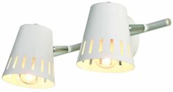 Pakabinamas šviestuvas Emma, baltos spalvos