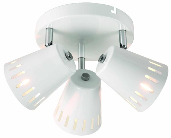 Pakabinamas šviestuvas Emma, baltos spalvos