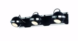 Modernus pakabinamas šviestuvas Marc, juodos spalvos