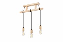 Skandinaviško stiliaus pakabinamas šviestuvas Leon, smėlio spalvos