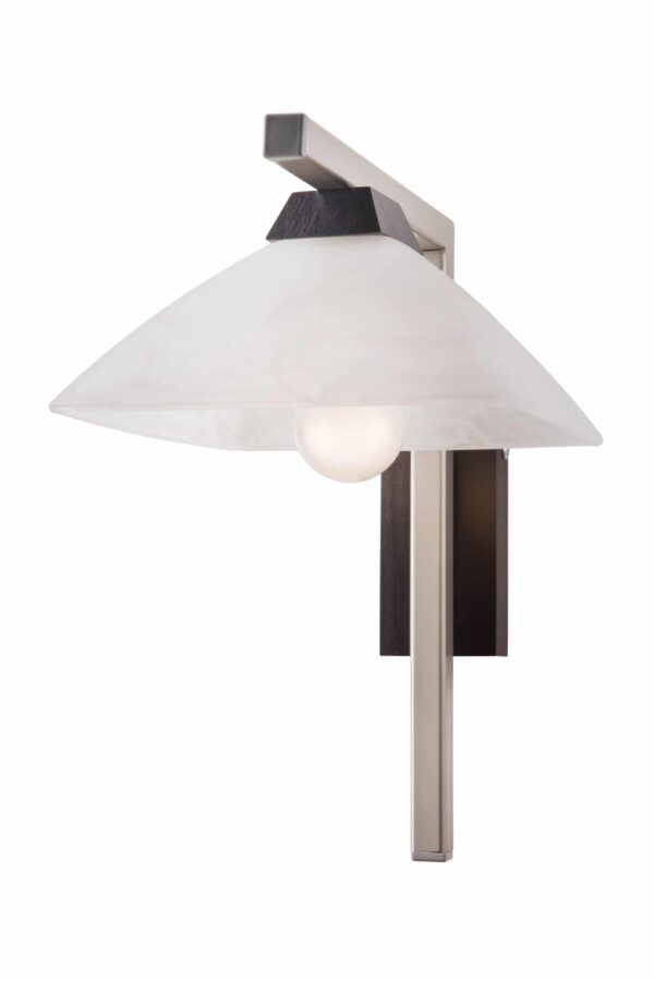 Modernus sieninis šviestuvas, tamsiai rudos spalvos