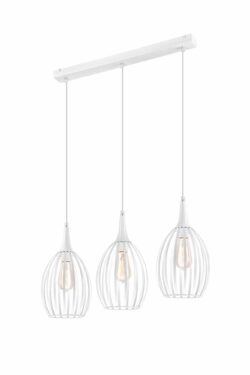 Modernus pakabinamas šviestuvas Vincent, baltas
