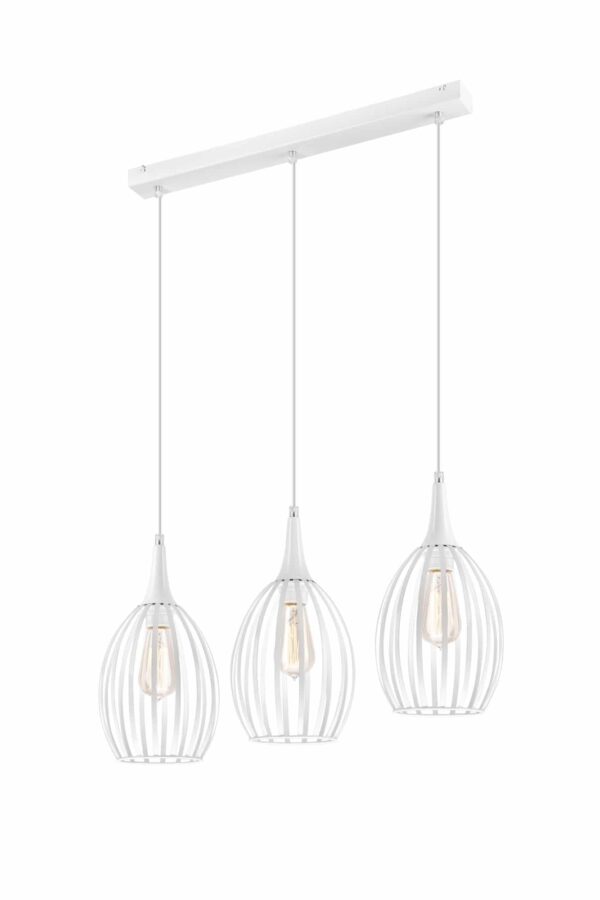 Modernus pakabinamas šviestuvas Vincent, baltas