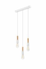 Loft pakabinamas šviestuvas Simon, baltas