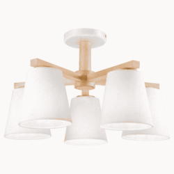 Skandinaviškas, Loft pakabinamas šviestuvas Ellie, baltas