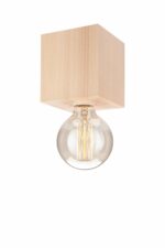 Skandinaviško stiliaus pakabinamas šviestuvas, naturalios spalvos