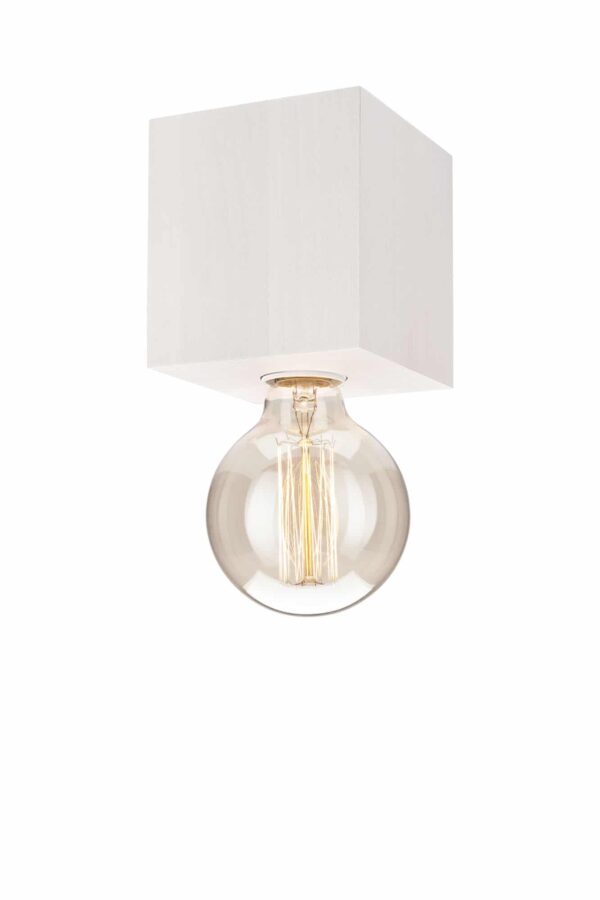 Skandinaviško stiliaus pakabinamas šviestuvas, baltas