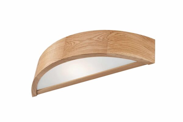 Modernus, medinis sieninis šviestuvas, ąžuolo spalvos