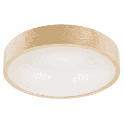 Apvalios formos pakabinamas šviestuvas Eveline, naturalios spalvos