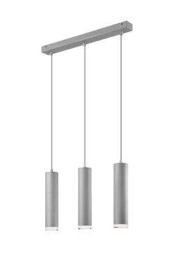 Aliuminis, loft pakabinamas šviestuvas Franco, pilkas