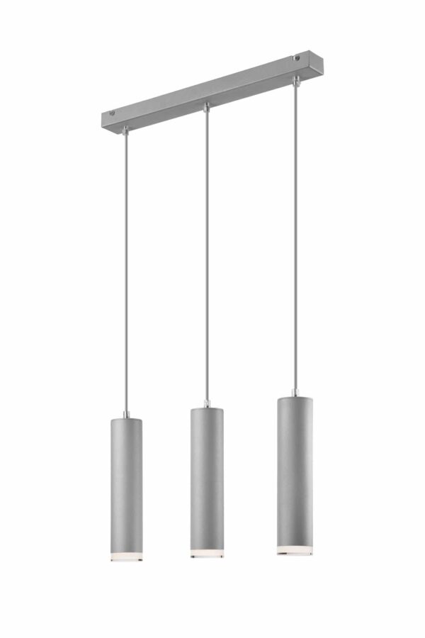 Aliuminis, loft pakabinamas šviestuvas Franco, pilkas