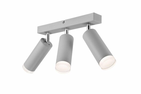 Aliuminis, loft pakabinamas šviestuvas Felix, pilkas