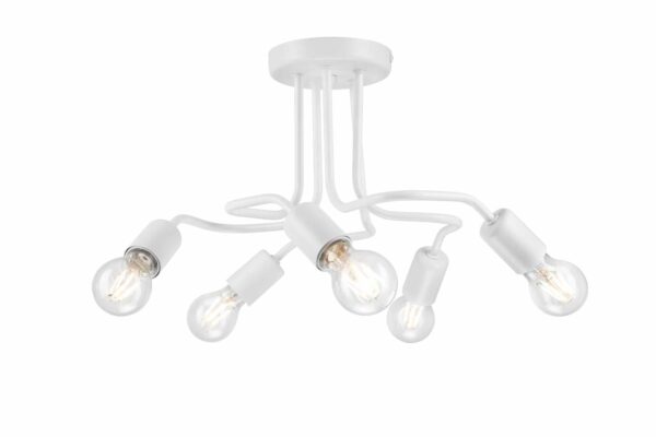 Skandinaviškas pakabinamas šviestuvas Charlie, baltas