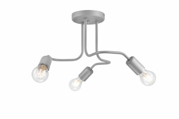 Skandinaviškas pakabinamas šviestuvas Charlie, pilkas