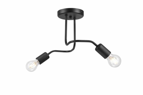 Skandinaviškas pakabinamas šviestuvas Charlie, juodas