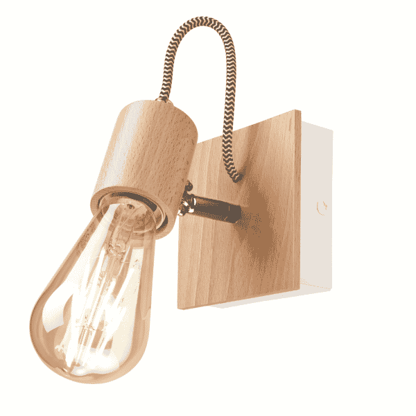 Modernus sieninis šviestuvas Gustavo, baltos spalvos