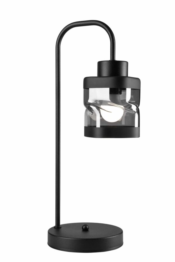 Modernus stalinis šviestuvas Hugo su stiklo gaubtu