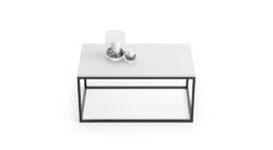 Kavos staliukas Solo 100x60x40cm, baltos spalvos