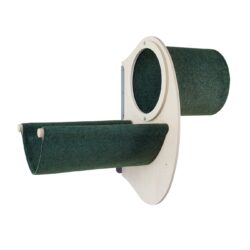 Pakabinamas sieninis guolis augintiniui Catwalk play maple, pagalvėlės spalva žalia