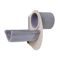 Purus pakabinamas sieninis guolis augintiniui Catwalk play maple, pagalvėlės spalva pilka