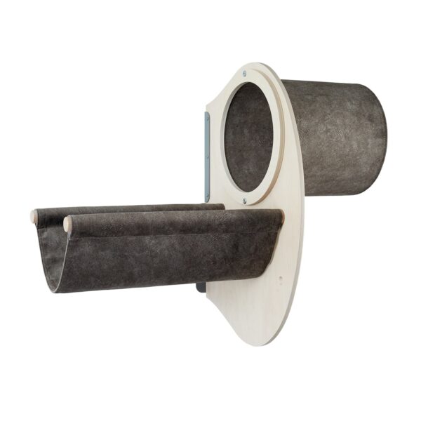 Pakabinamas sieninis guolis augintiniui Catwalk play maple, pagalvėlės spalva šviesiai ruda