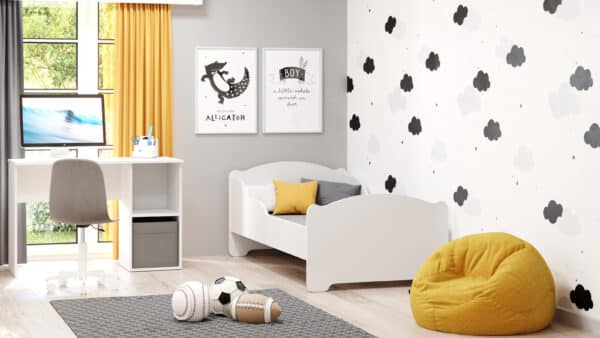 Vaikiška lova Michas su čiužiniu 164 cm x 85 cm x 63 cm