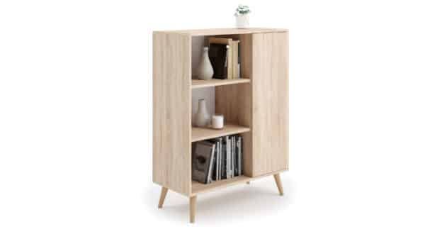 Spintelė Fondi 116,4x90x40 cm, smėlio spalvos