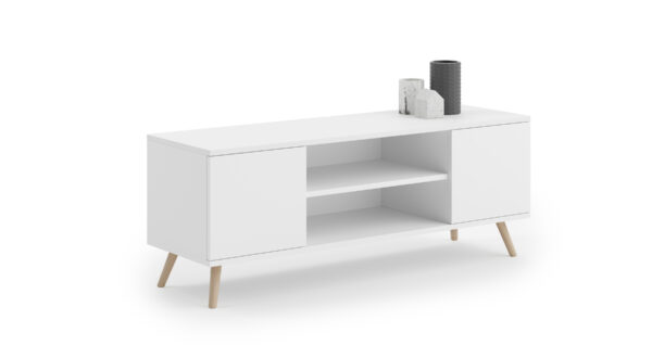 r8zbdMN.jpg Tv staliukas Focus RTV 155x50x40 cm, baltos spalvos