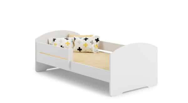 sA5ZLrp.jpg Vaikiška lova Luk su čiužiniu ir barjerine apsauga 164 cm x 85 cm x 63 cm